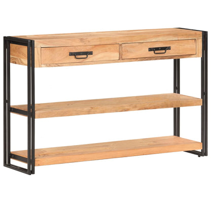 Skänk Trä 120x30x75 cm massivt akaciaträ