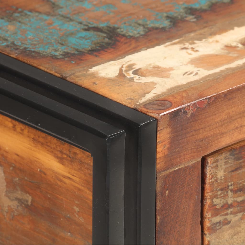 Skänk Trä 120x30x75 cm massivt återvunnet trä