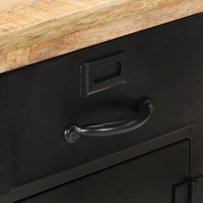 Skänk Trä 60x30x76 cm grovt mangoträ