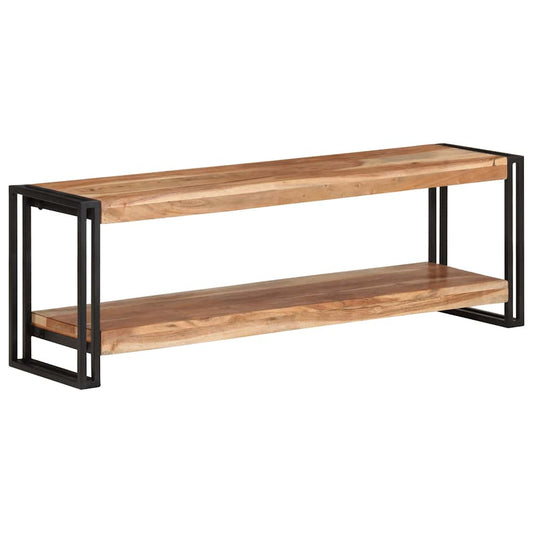 TV-bänk 120x30x40 cm massivt akaciaträ