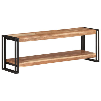 TV-bänk 120x30x40 cm massivt akaciaträ