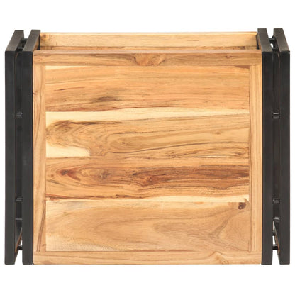 Sidobord Trä 40x30x40 cm massivt akaciaträ