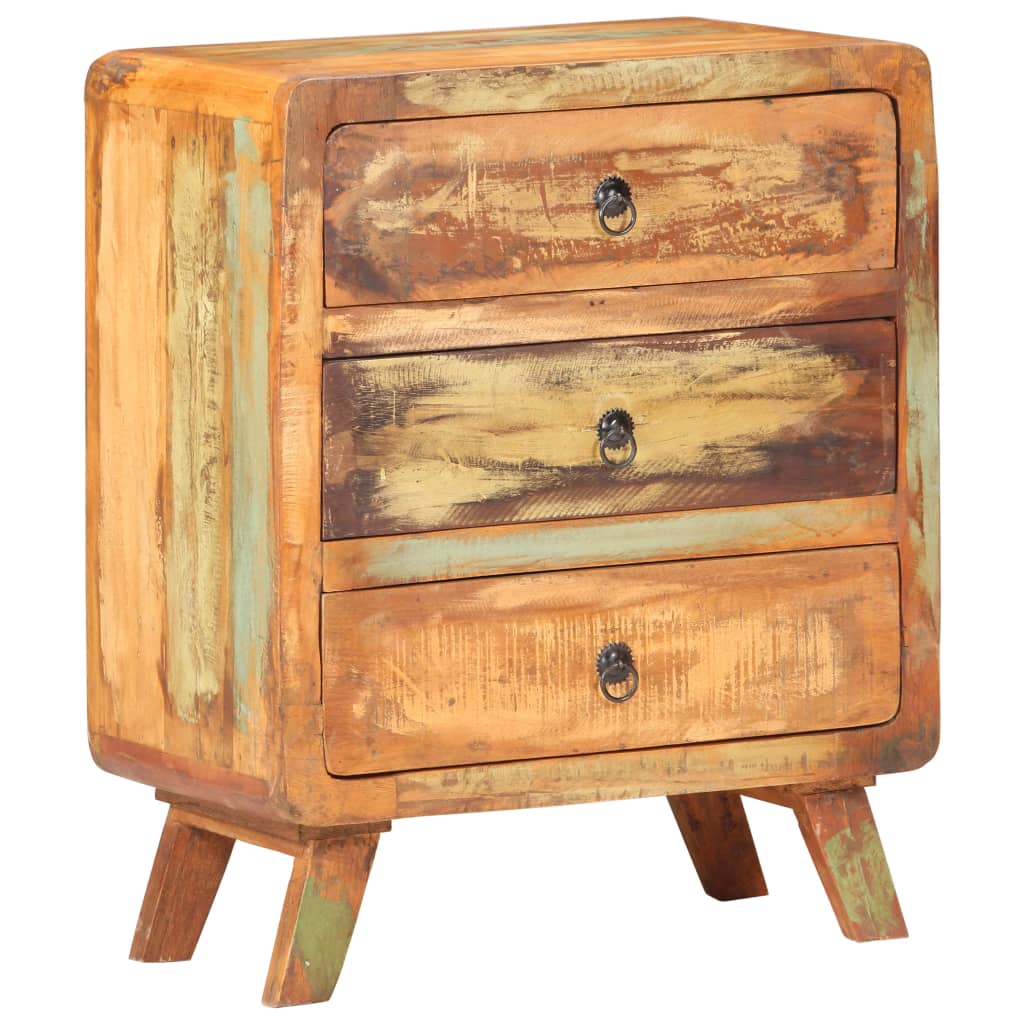 Skänk Trä 60x35x75 cm massivt återvunnet trä