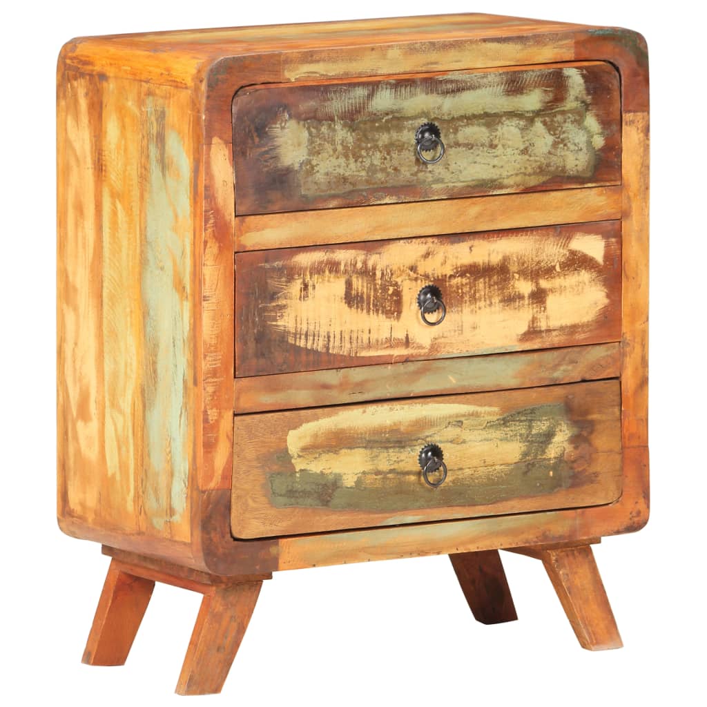 Skänk Trä 60x35x75 cm massivt återvunnet trä