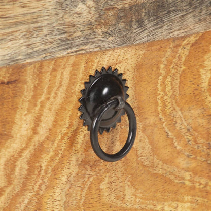 Soffbord Trä 90x60x29 cm grovt mangoträ