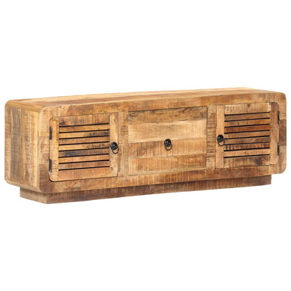 TV-bänk 120x30x40 cm grovt mangoträ