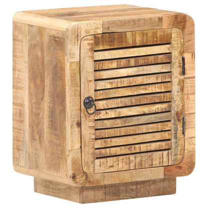 Sängbord 40x30x50 cm massivt grovt mangoträ