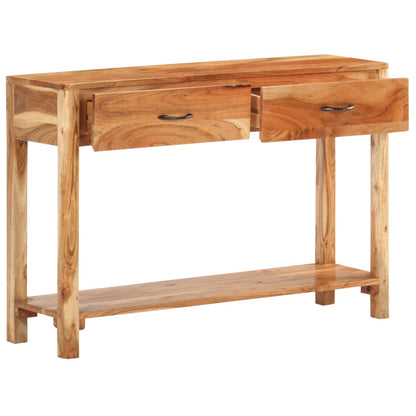 Skänk Trä 110x30x75 cm massivt akaciaträ