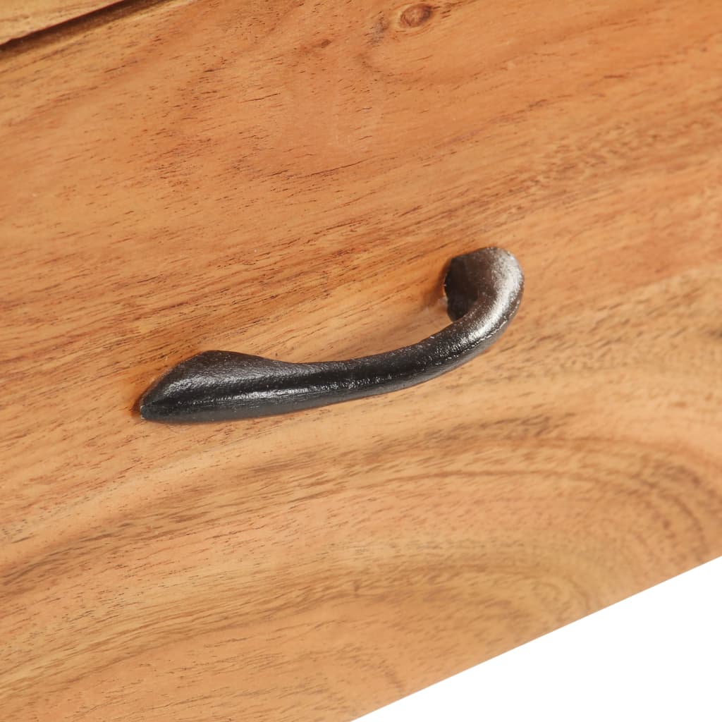 Skänk Trä 110x30x75 cm massivt akaciaträ