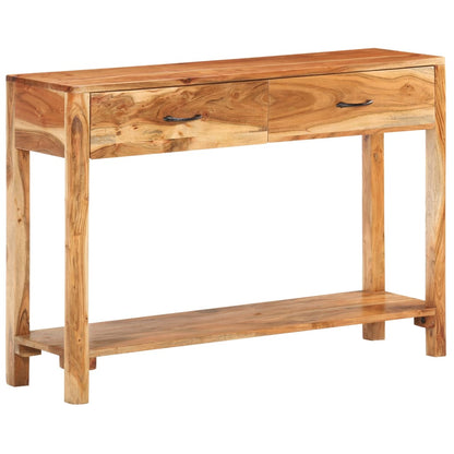Skänk Trä 110x30x75 cm massivt akaciaträ