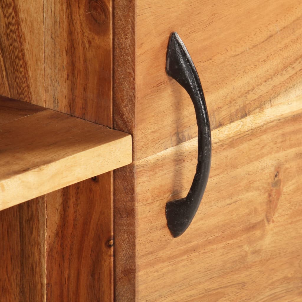 Skänk Trä 116x30x66 cm massivt akaciaträ