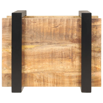 Sängbord 50x40x40 cm grovt mangoträ