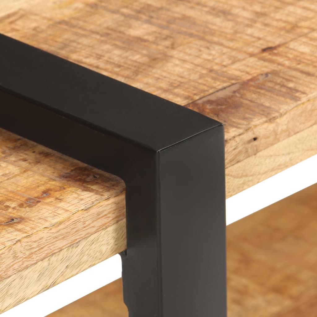 TV-Möbel Trä TV-Bänk 90x40x40 cm grovt mangoträ