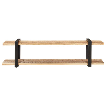 TV-Möbel Trä TV-Bänk 160x40x40 cm massivt grovt mangoträ