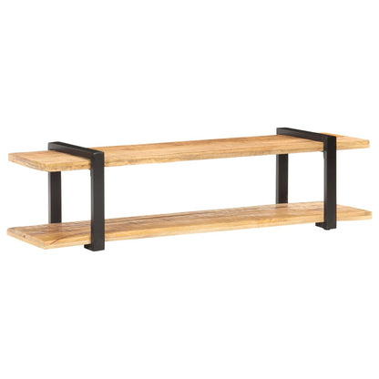 TV-Möbel Trä TV-Bänk 160x40x40 cm massivt grovt mangoträ