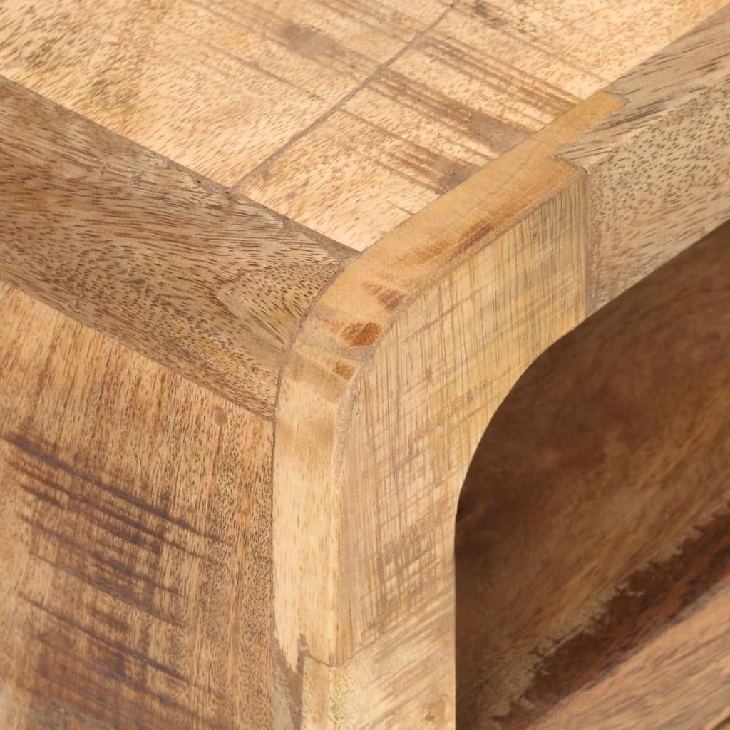 TV-Möbel Trä TV-Bänk 117x30x41 cm massivt grovt mangoträ