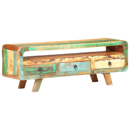 TV-Möbel Trä TV-Bänk 117x30x41 cm massivt återvunnet trä