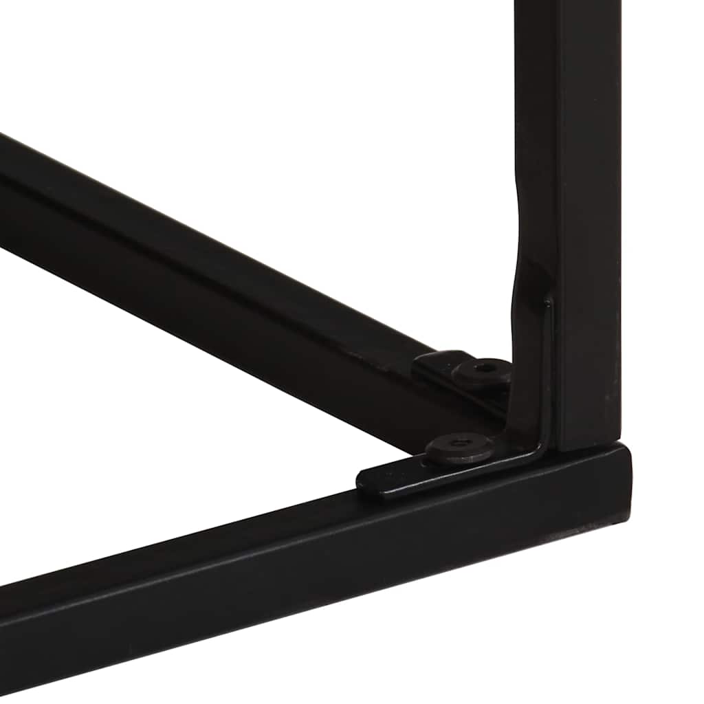 Soffbord Trä 68x68x41 cm grovt mangoträ