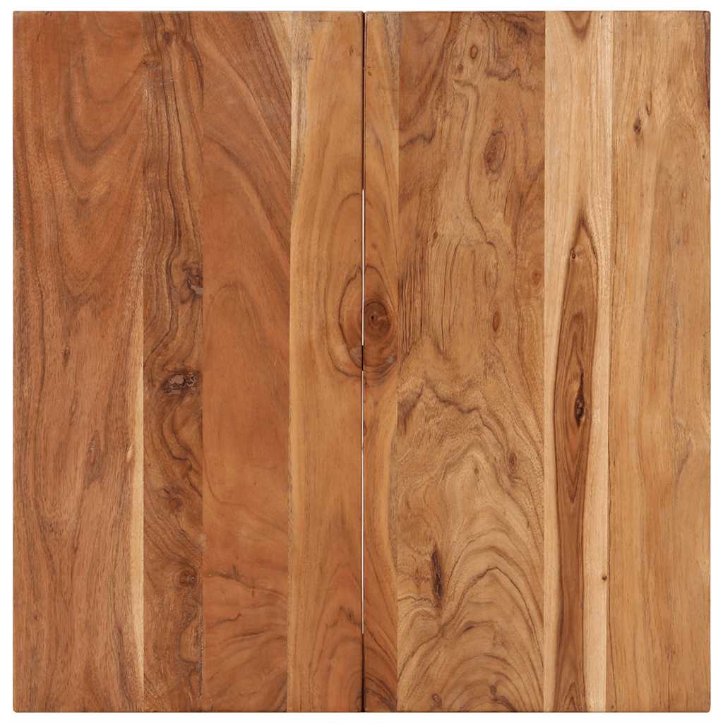 Soffbord Trä 68x68x41 cm massivt akaciaträ