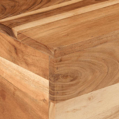 Soffbord Trä 68x68x41 cm massivt akaciaträ