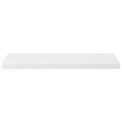 Vägghylla Högglans Vit Svävande Flytande 4 st 90x23,5x3,8 cm