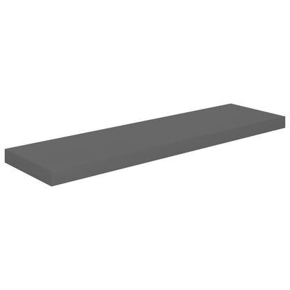 Vägghylla Högglans Grå Svävande Flytande 4 st 90x23,5x3,8 cm