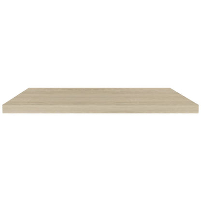 Vägghylla Brun Ek Svävande Flytande 4 st 90x23,5x3,8 cm