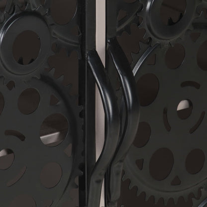 Skänk Trä 60x35x75 cm grovt mangoträ och järn