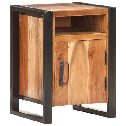 Sängbord 40x35x55cm massiv akacia
