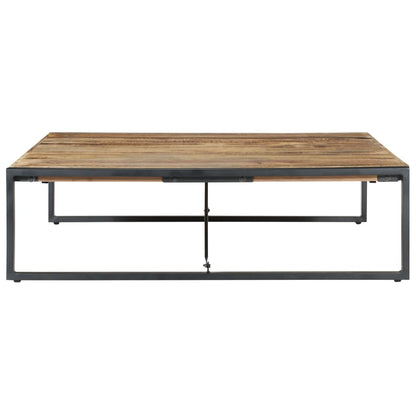 Soffbord Trä 140x140x40 cm grovt mangoträ