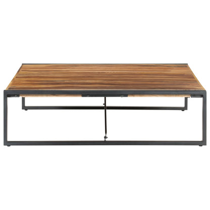 Soffbord Trä 140x140x40 cm massivt trä