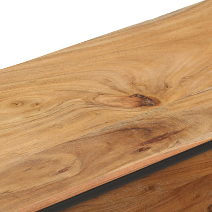 TV-Möbel Trä TV-Bänk 130x30x45 cm massivt akaciaträ