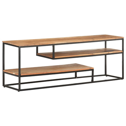 TV-Möbel Trä TV-Bänk 130x30x45 cm massivt akaciaträ