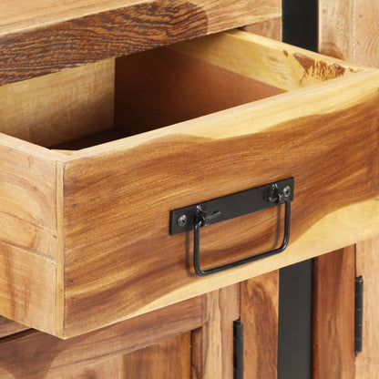 Skänk Trä 172x35x80 cm massivt akaciaträ med honungsfinish