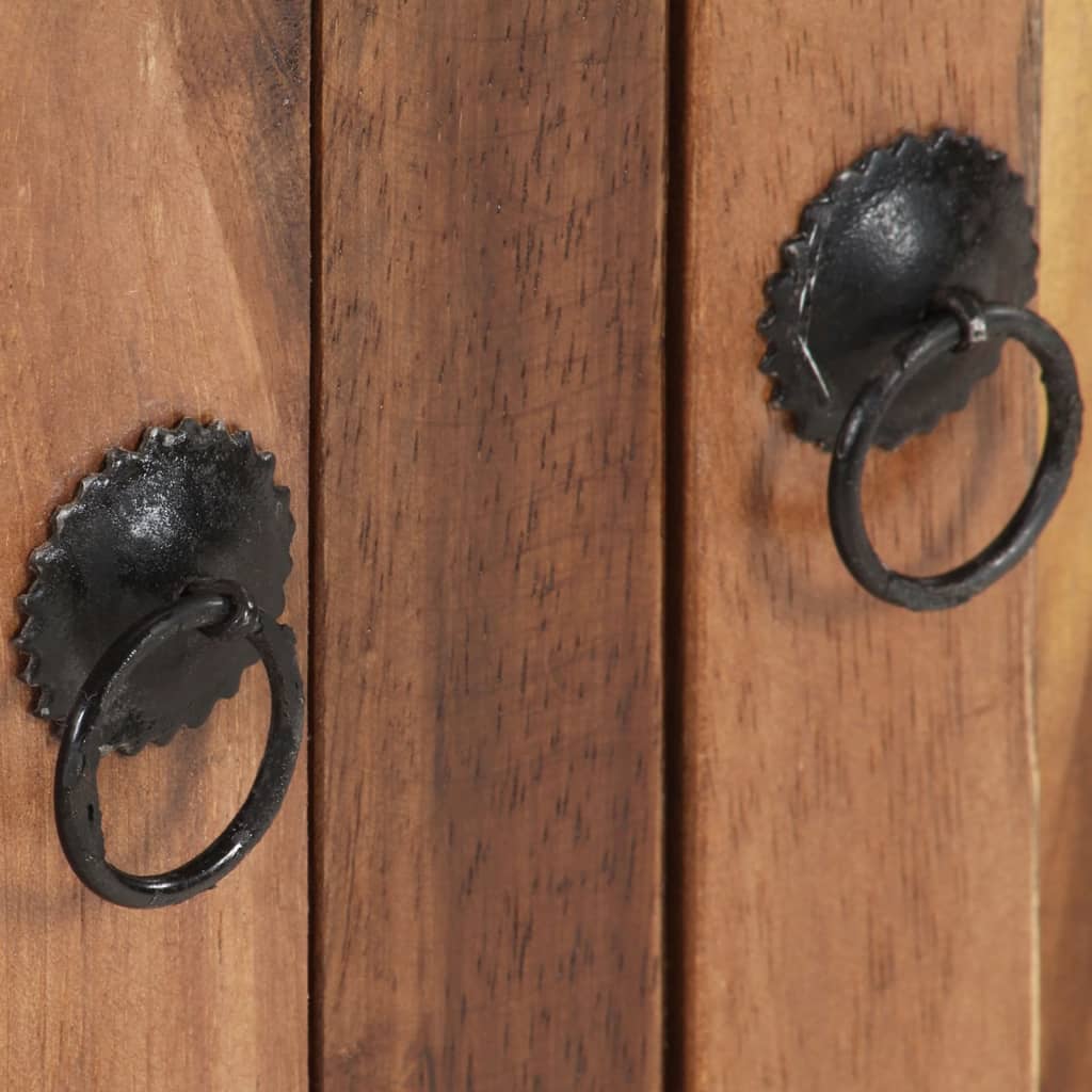 Skänk Trä 172x35x80 cm massivt akaciaträ med honungsfinish