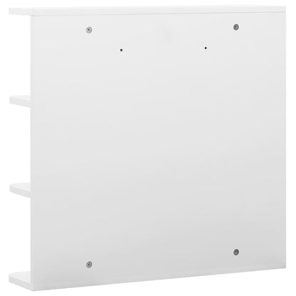Badrumsspegel Spegelskåp Vit 66x17x63 cm