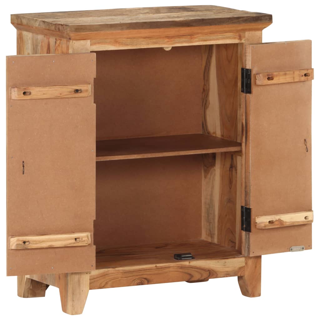 Skänk Trä 60x33x75 cm massivt akaciaträ och återvunnet trä