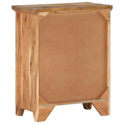 Skänk Trä 60x33x75 cm massivt akaciaträ och återvunnet trä