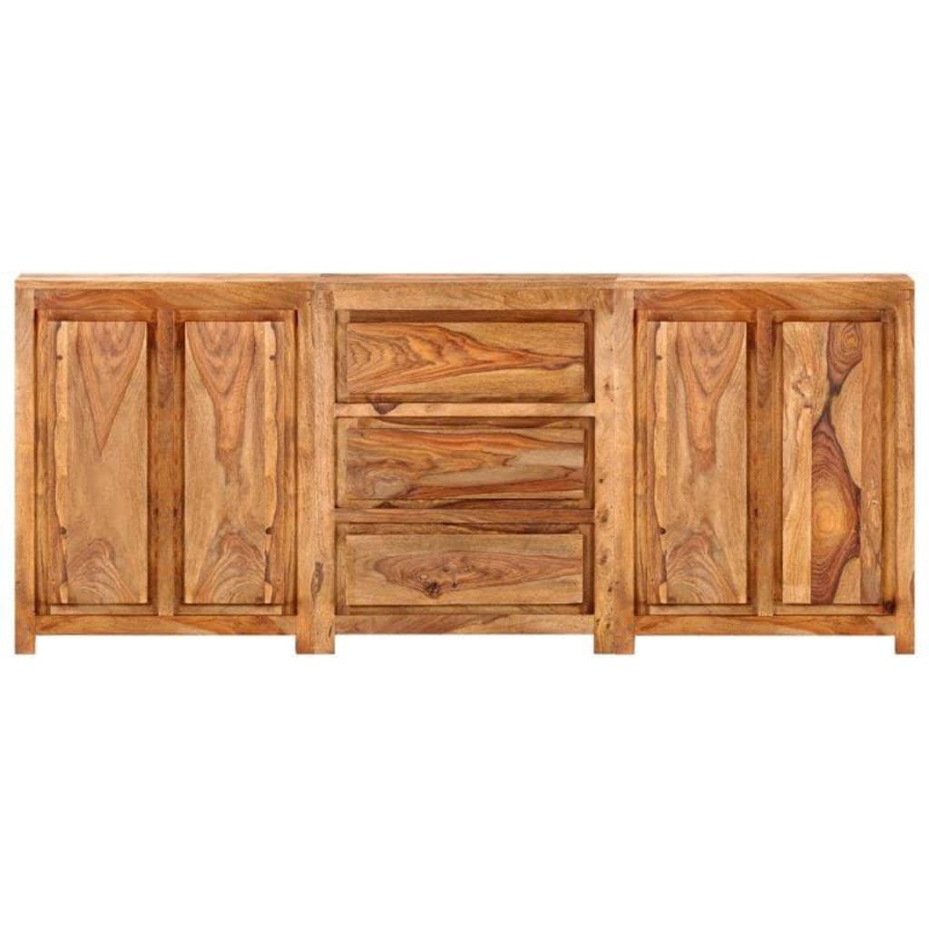 Skänk Trä med 3 lådor och 4 dörrar massivt trä