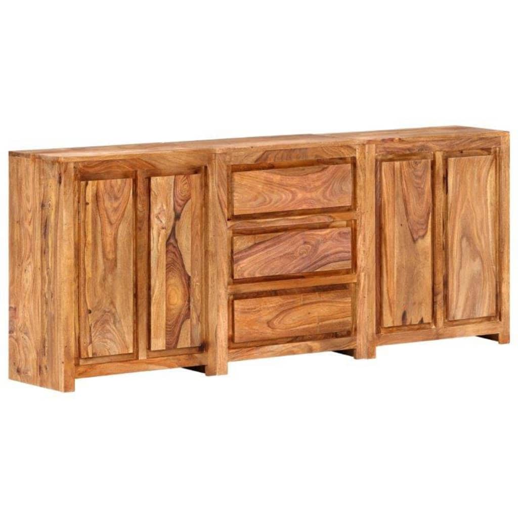 Skänk Trä med 3 lådor och 4 dörrar massivt trä