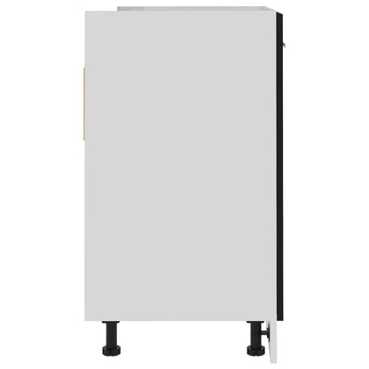 Köksinredning Underskåp Bänkskåp för diskho “Lyon” Svart 80x46x81,5 cm