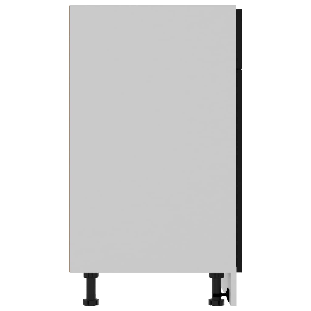 Köksinredning Underskåp Bänkskåp med låda “Lyon” Svart 80x46x81,5 cm