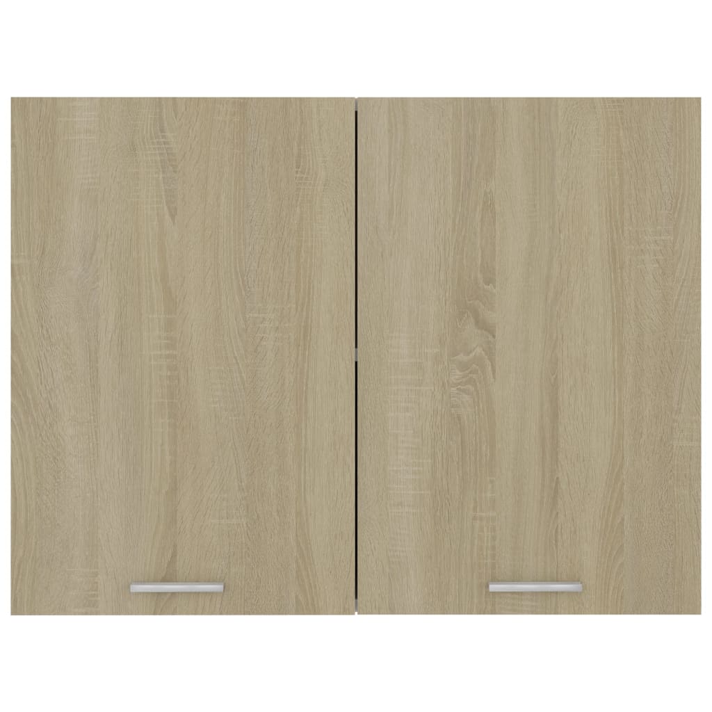 Väggskåp sonoma-ek 80x31x60 cm konstruerat trä