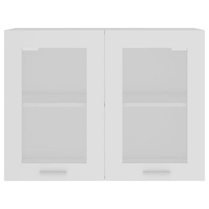 Köksinredning Överskåp glas “Lyon” Vit 80x31x60 cm