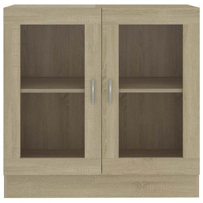 Vitrinskåp Sonoma Ek 82,5x30,5x80 cm