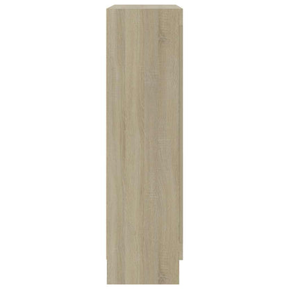 Vitrinskåp Sonoma Ek 82,5x30,5x115 cm