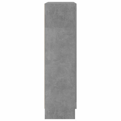 Vitrinskåp Betonggrå 82,5x30,5x115 cm