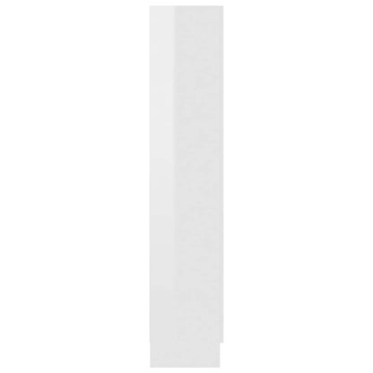Vitrinskåp Högglans Vit 82,5x30,5x150 cm