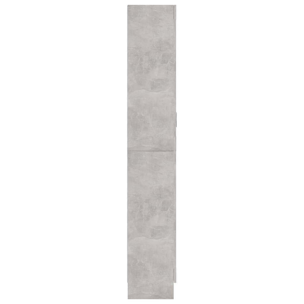 Vitrinskåp Betonggrå 82,5x30,5x185,5 cm