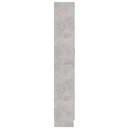 Vitrinskåp Betonggrå 82,5x30,5x185,5 cm